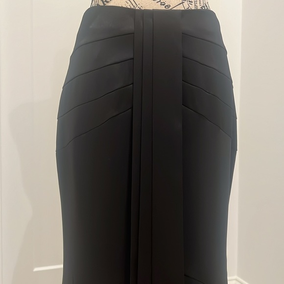 Ladies Stunning Black Evening Maxi Fishtail Skirt - Picture 4 of 6